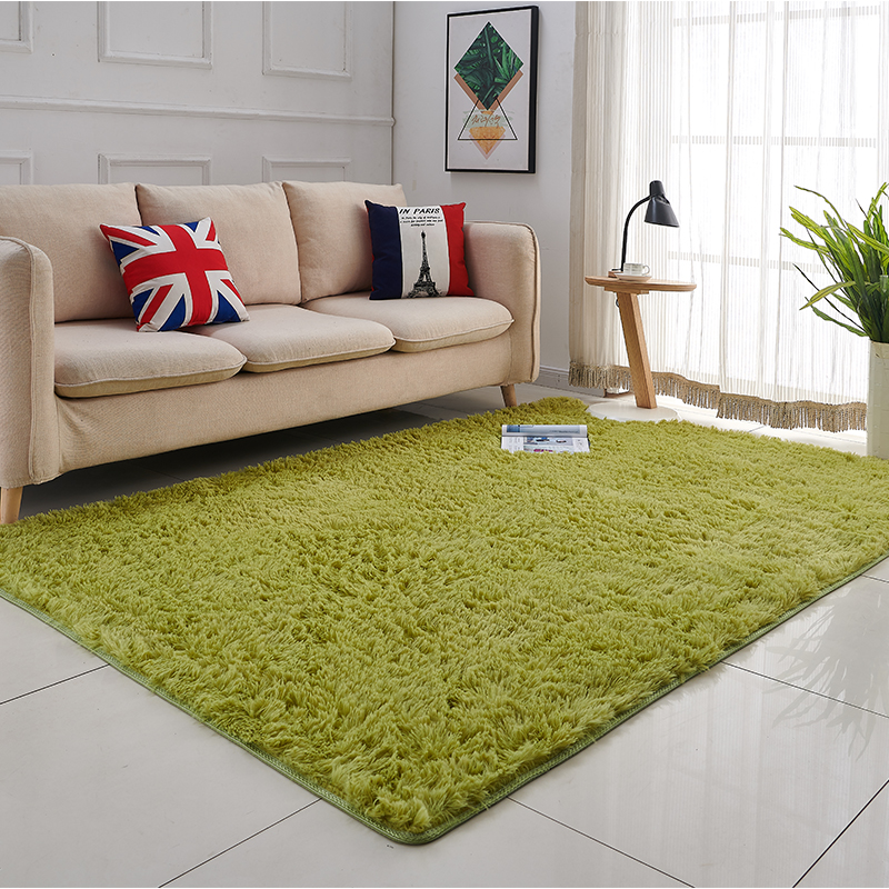PV Velvet Carpet Solid Color (Grass Green)