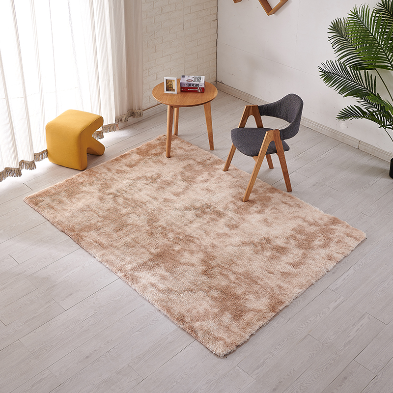 PV Velvet Tie dye Carpet (Camel)