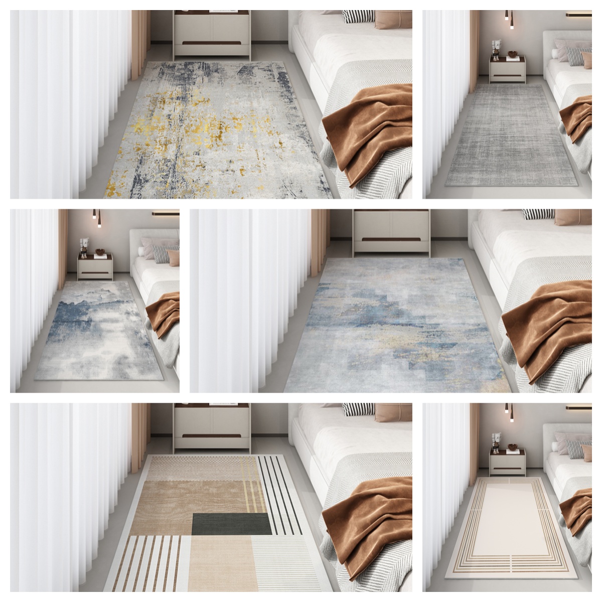 Imitation Cashmere Washed Carpet (Simple Series)