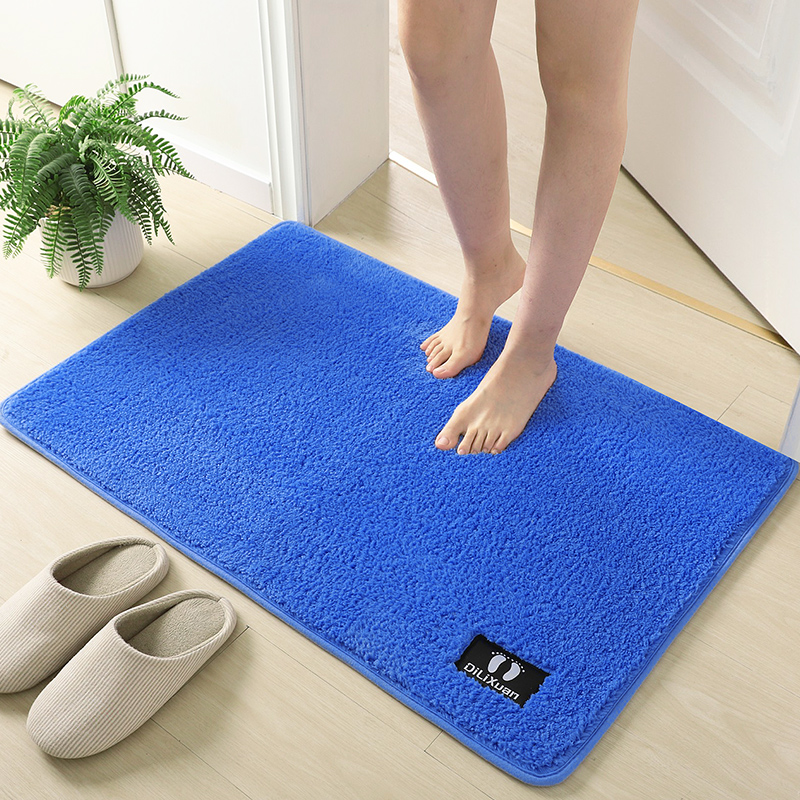 Plush Velvet Floor Mat(Periwinkle)